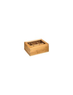 SCATOLA PORTATHE 151154 BAMBOO su TreG Ingrosso