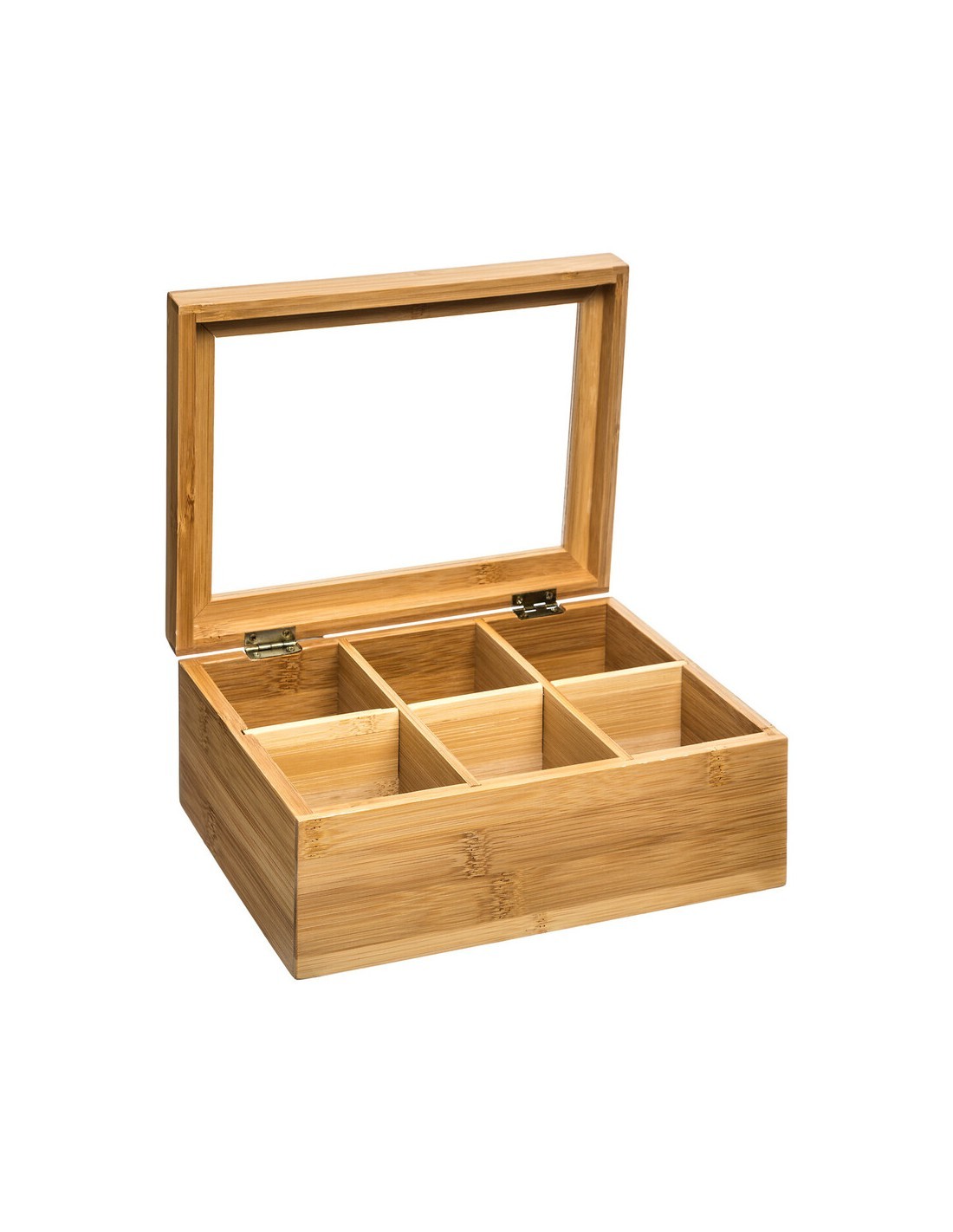 SCATOLA PORTATHE 151154 BAMBOO su TreG Ingrosso