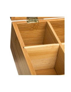 SCATOLA PORTATHE 151154 BAMBOO su TreG Ingrosso