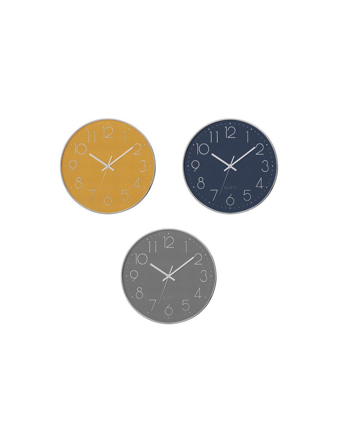 OROLOGIO DA PARETE D 30 CM COLORI ASSORTITI 167038B su TreG Ingrosso