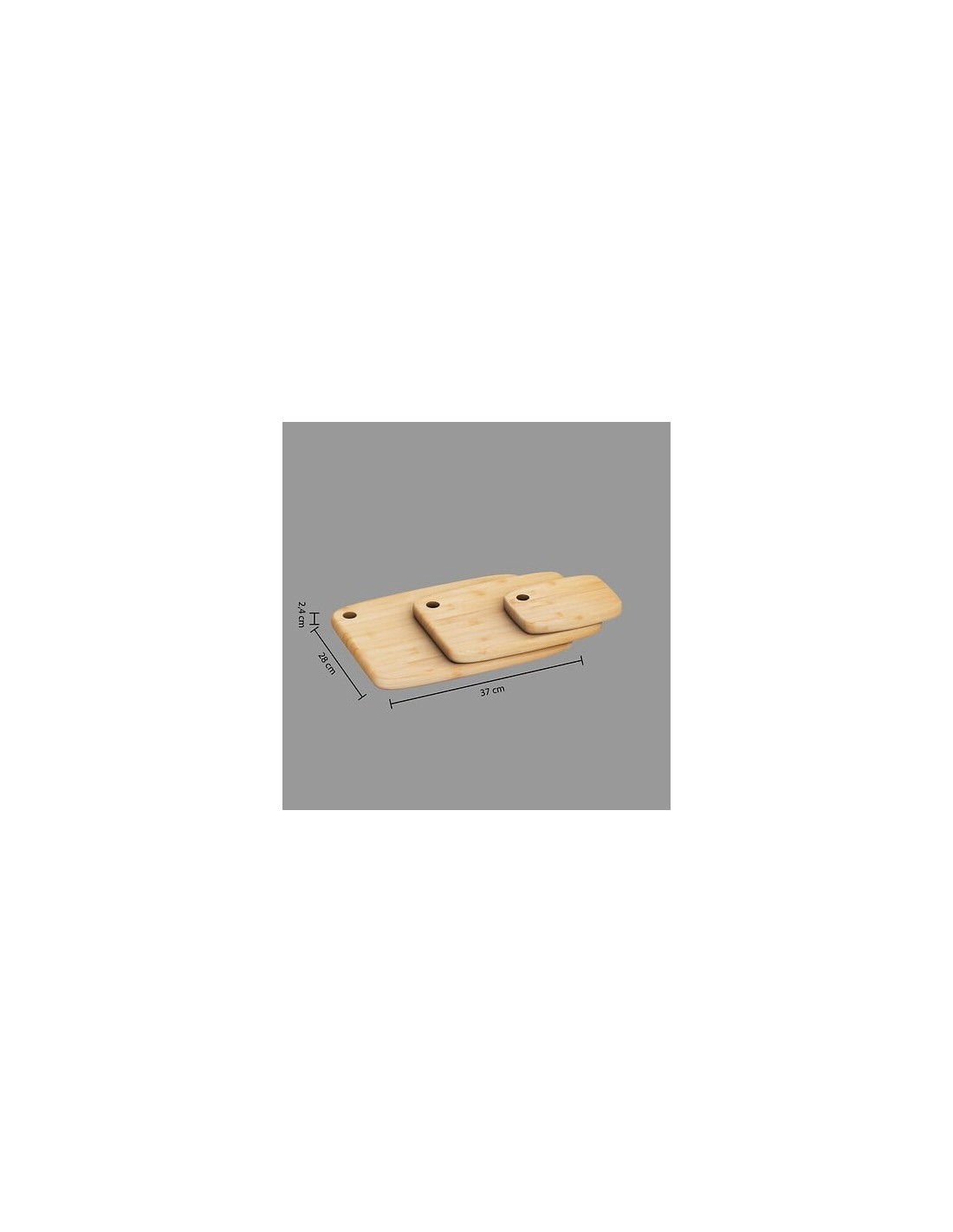 SET 3 TAGLIERI 540724263 BAMBOO 27/22/19 su TreG Ingrosso