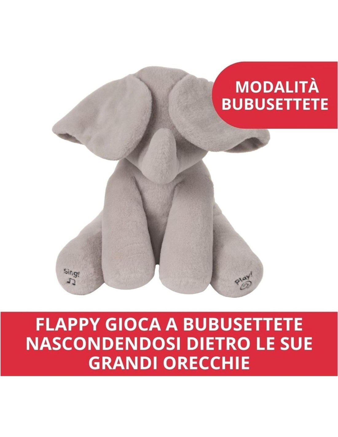 FLUPPY ELEFANTINO INTERATTIVO 6054485 su TreG Ingrosso