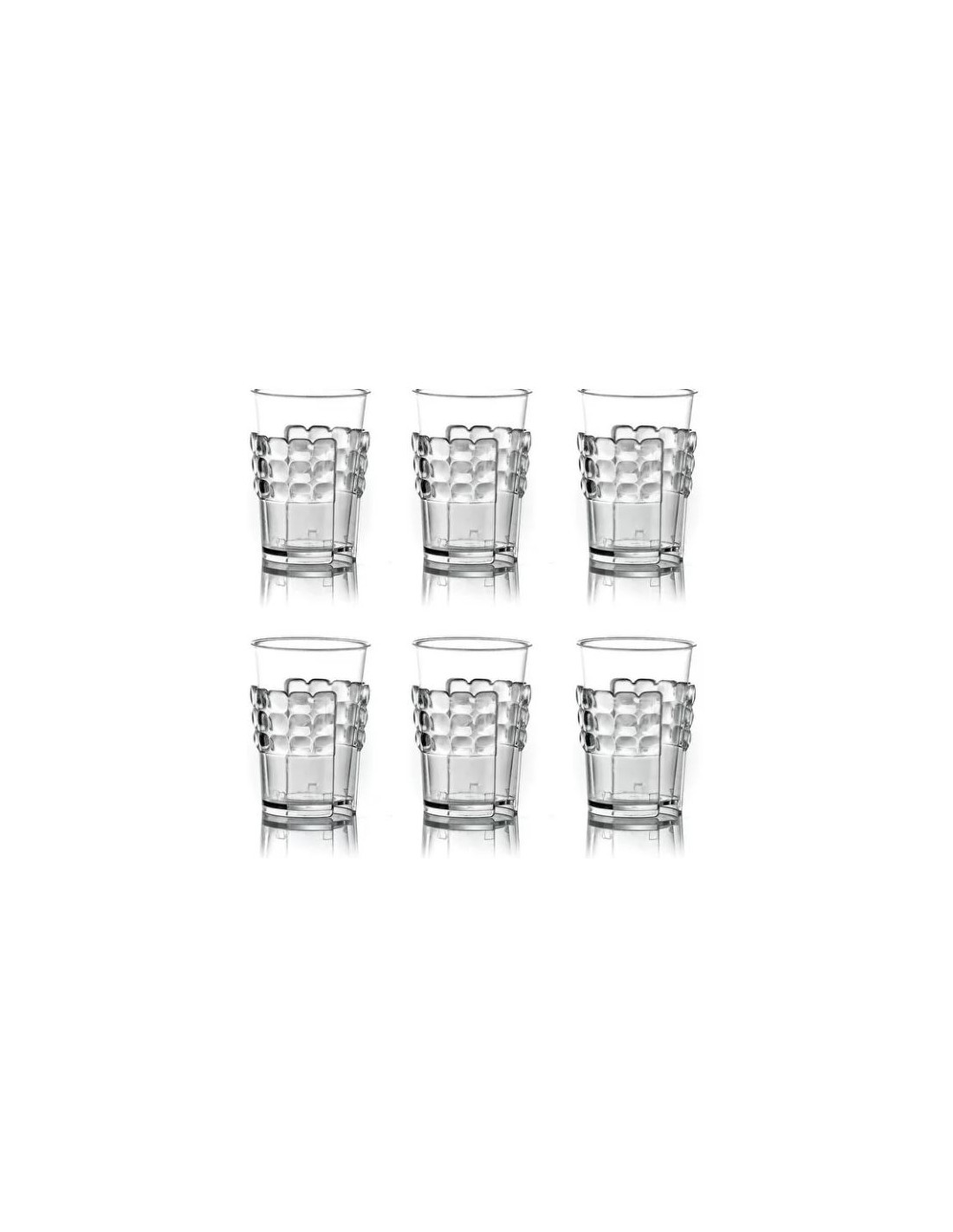 SET 6 REGGIBICCHIERI TRASP.TIFFANY