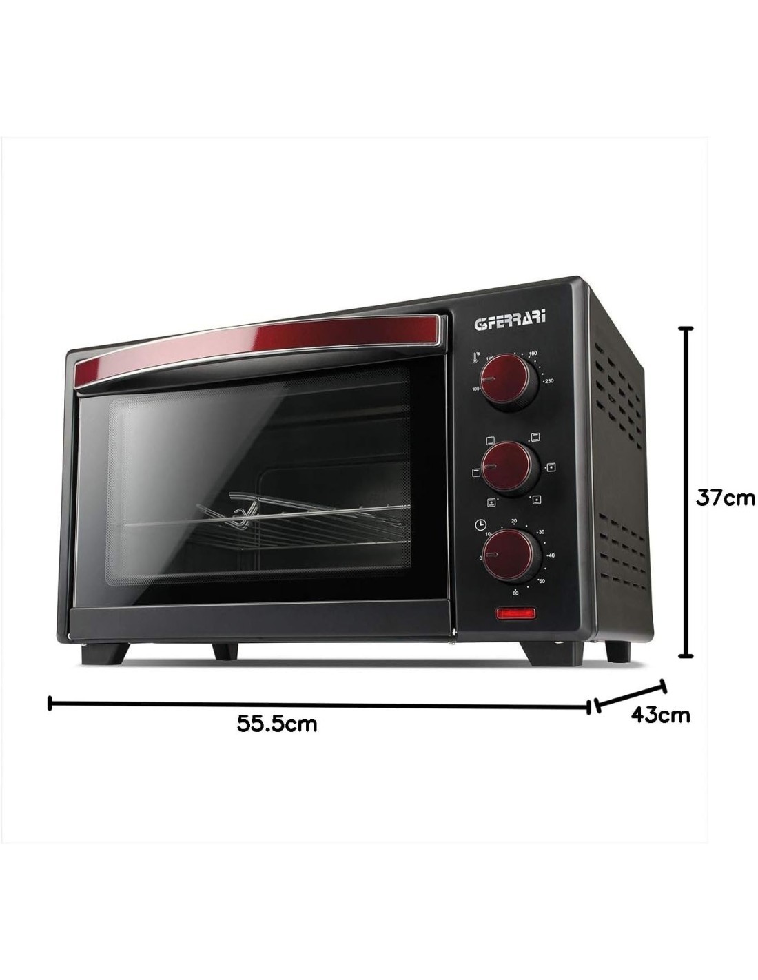 FORNO G10132 28LT VENTILATO PARETI ANTIADERENTI su TreG Ingrosso