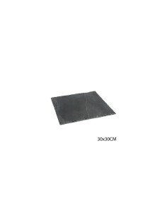 PIATTO DA PORTATA IN ARDESIA 30 X 30 CM 861739412 su TreG Ingrosso