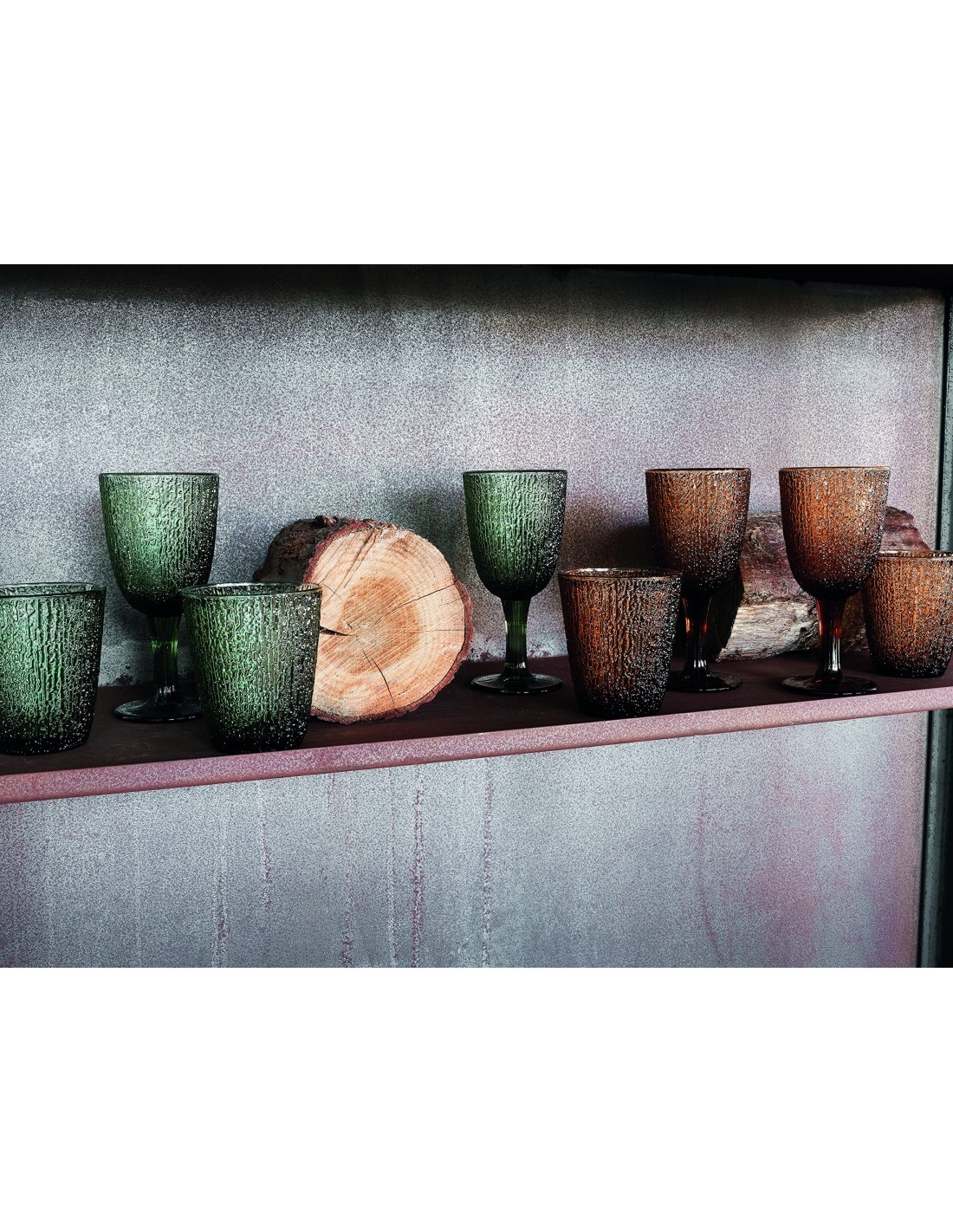 DAVOR CONF 3 BICCHIERI VERDE su TreG Ingrosso