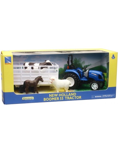 TRATTORE 05735 NEW HOLLAND 1:32 C/ANIMALI su TreG Ingrosso
