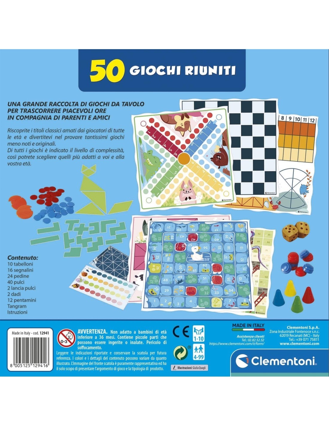 GIOCO 12941 50 GIOCHI RIUNITI su TreG Ingrosso