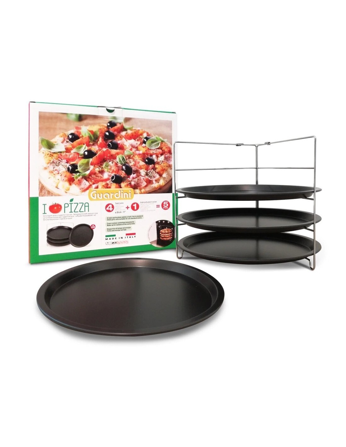 CONF CUOCI PIZZA 27516 5PZ 28CM su TreG Ingrosso