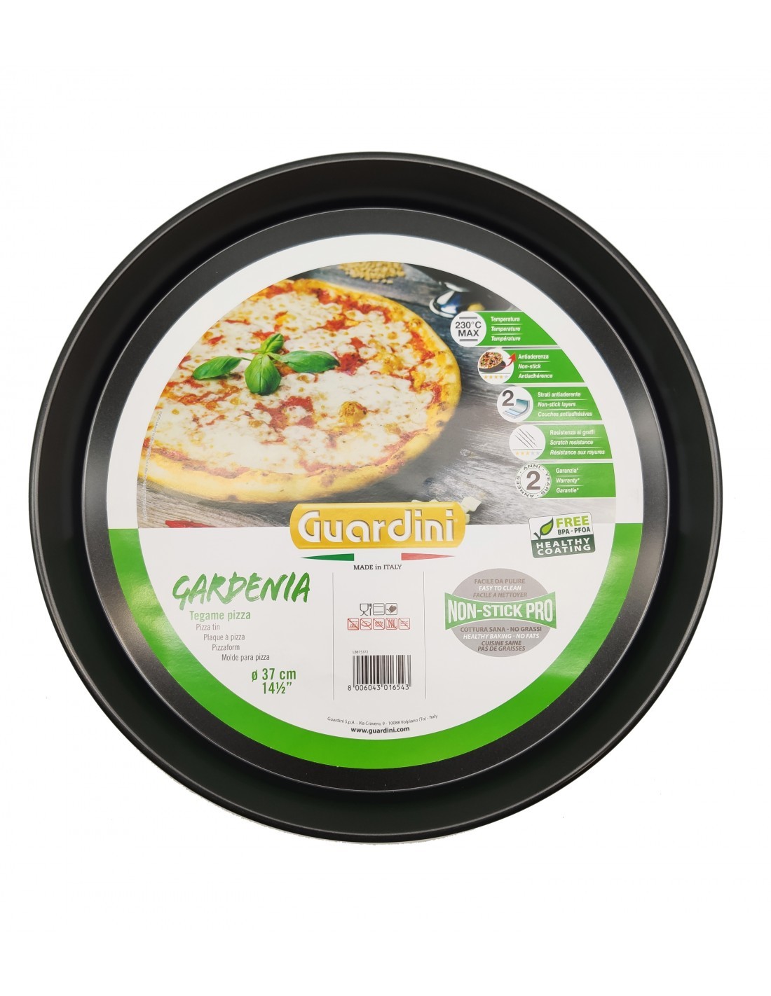 GARDENIA TEGLIA PIZZA 37CM 87537EE su TreG Ingrosso