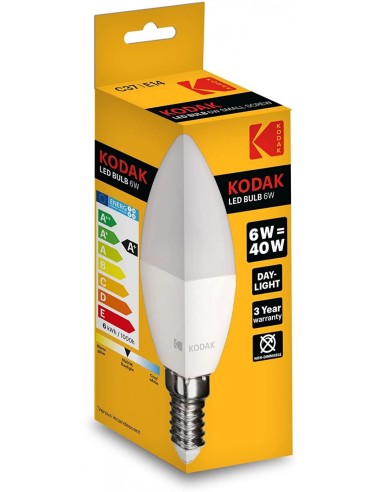 LAMPADINA LED C37 CANDELA 6W DAYLIGHT su TreG Ingrosso