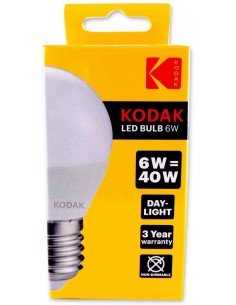 LAMPADINA LED G45 SFERA E27 6W DAYLIGHT su TreG Ingrosso