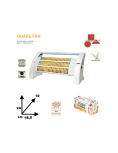 STUFA AL QUARZO C/VENT 1200W QUARZ-FAN su TreG Ingrosso