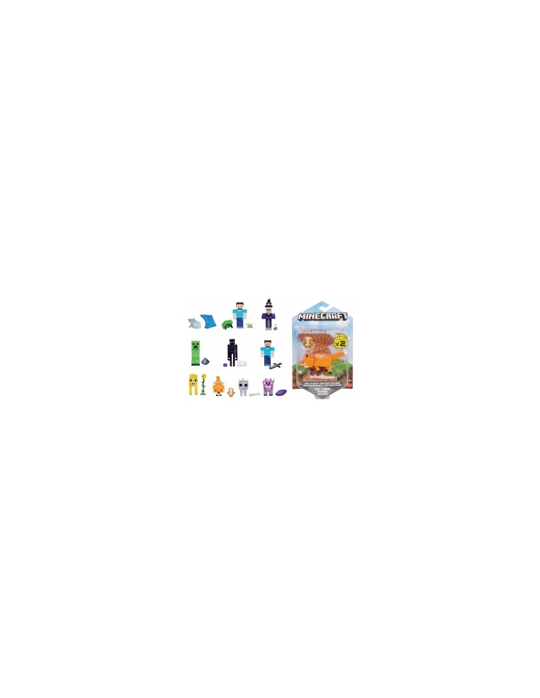 MINECRAFT GTP08 PERSONAGGIO 8CM ASSORT su TreG Ingrosso
