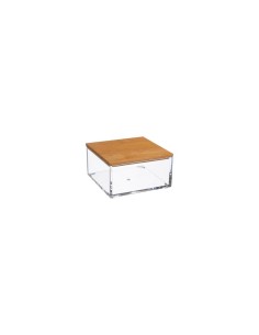 CONTENITORE CON COPERCHIO IN BAMBOO 10 X 10 CM su TreG Ingrosso