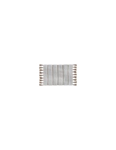 TAPPETO BAGNO 174631A 50X75 CON FRANGE TORTORA su TreG Ingrosso