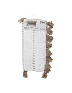 TAPPETO BAGNO 174631A 50X75 CON FRANGE TORTORA su TreG Ingrosso