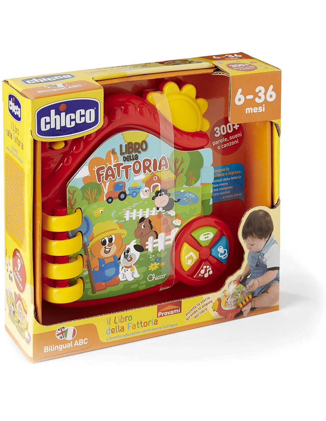 ABC IL LIBRO PARLANTE DELLA FATTORIA CHICCO su TreG Ingrosso