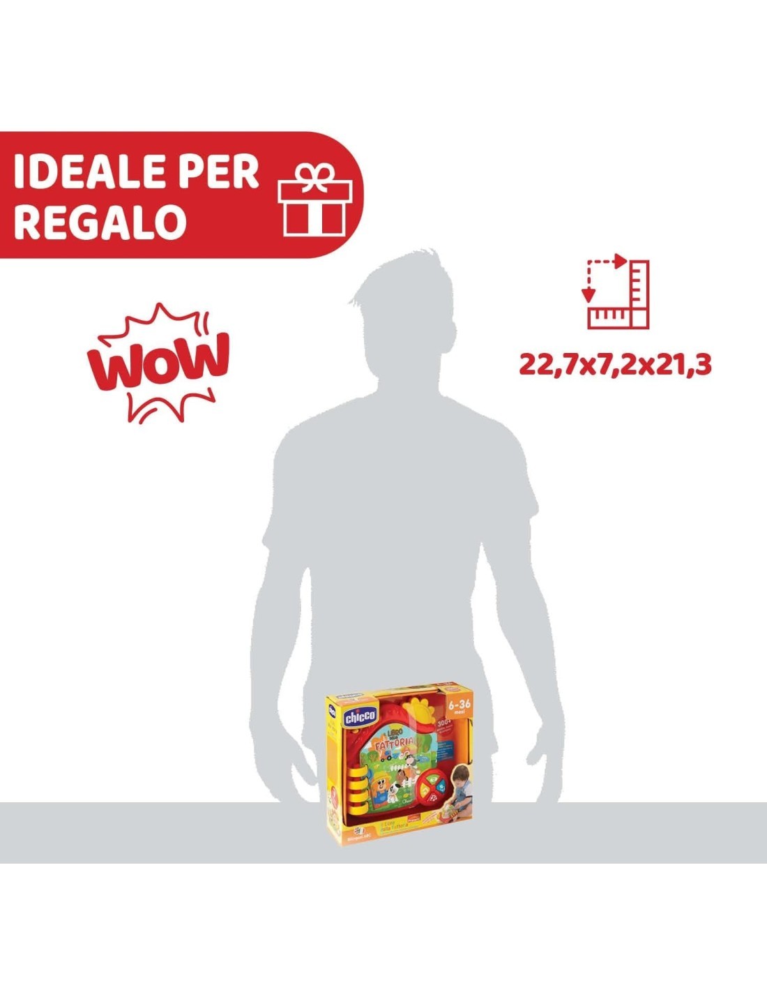 ABC IL LIBRO PARLANTE DELLA FATTORIA CHICCO su TreG Ingrosso