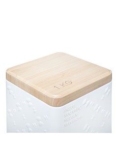 CONTENITORE PASTA 169297 RILIEVO BIANCO su TreG Ingrosso