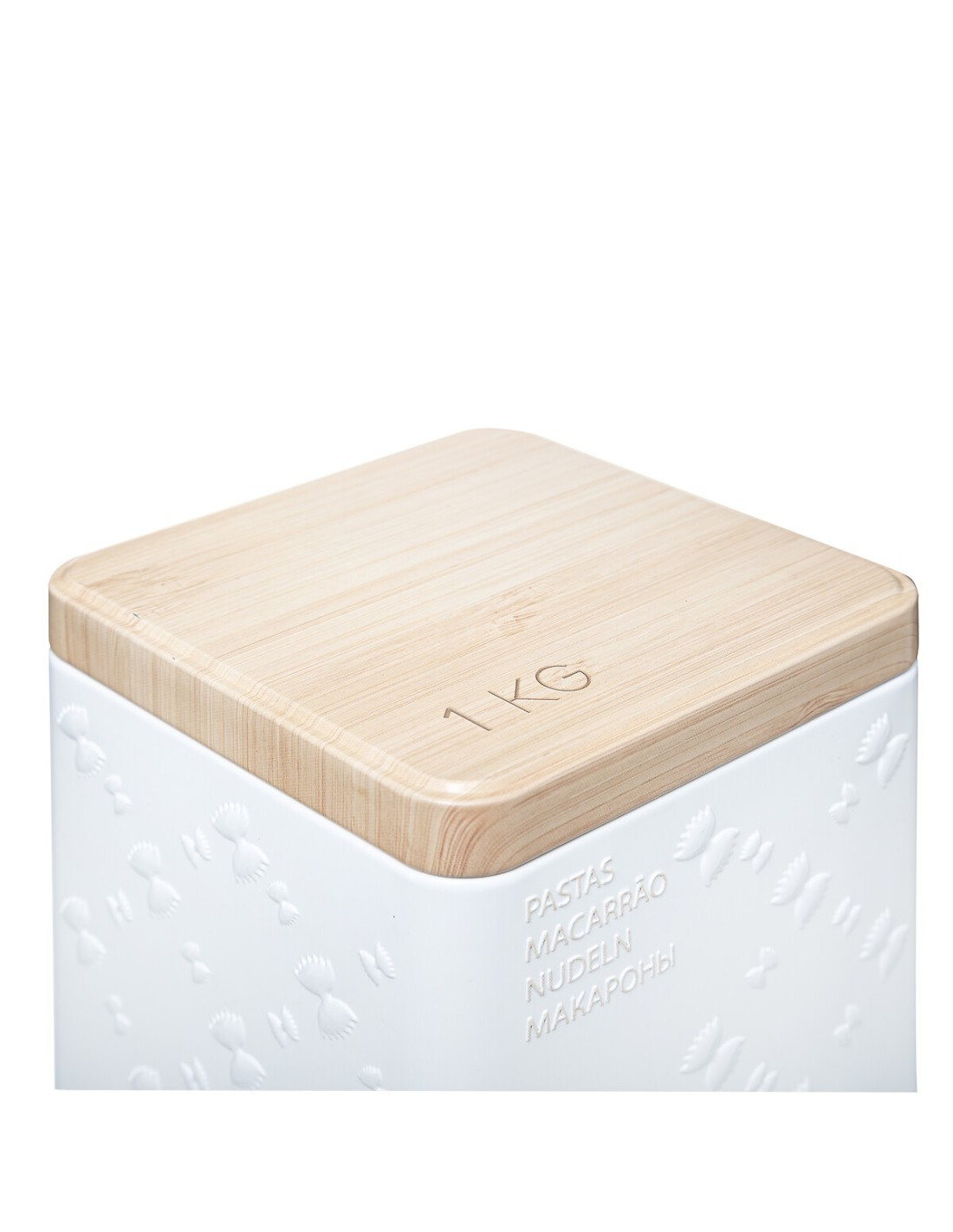 CONTENITORE PASTA 169297 RILIEVO BIANCO su TreG Ingrosso
