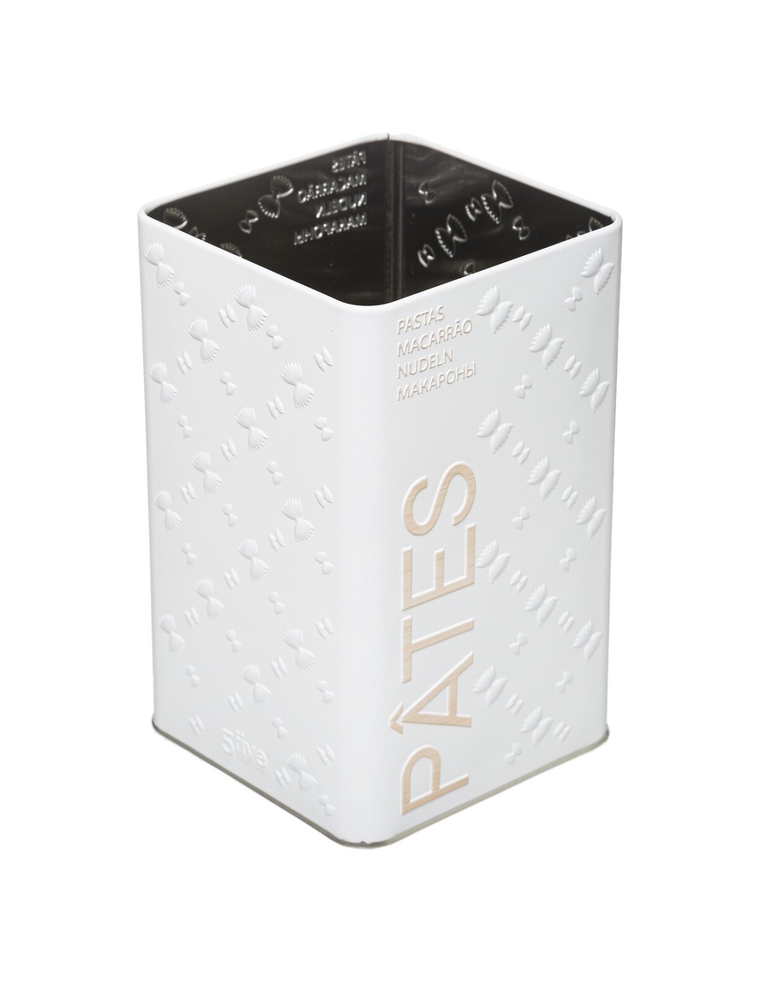 CONTENITORE PASTA 169297 RILIEVO BIANCO su TreG Ingrosso