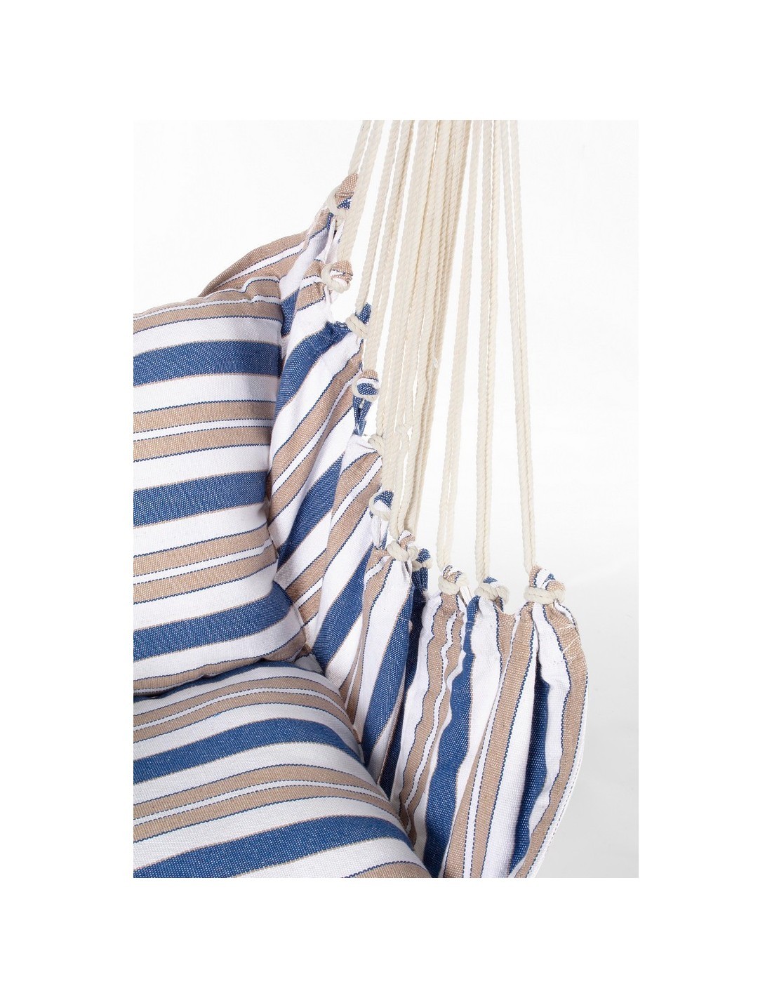 AMACA PENSILE LIVIA GRIGIO/BLU CON CUSCINO su TreG Ingrosso
