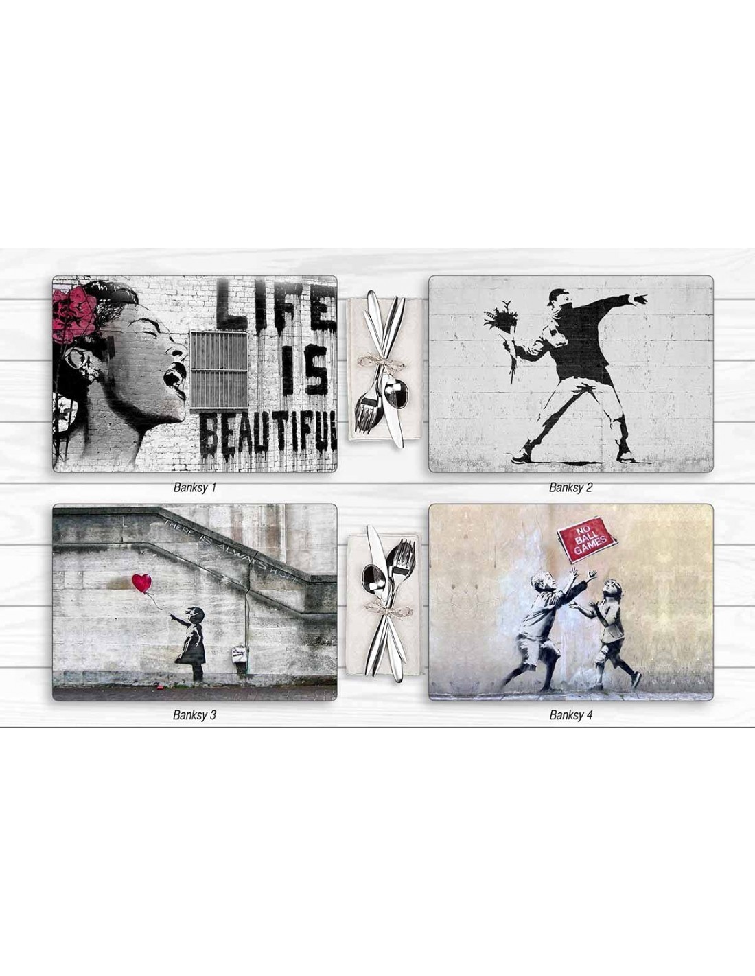 TOVAGLIETTA 76670 31X45 BANSKY su TreG Ingrosso