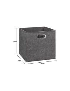 PORTAOGGETTI 138885D 31X31CM GRIGIO su TreG Ingrosso