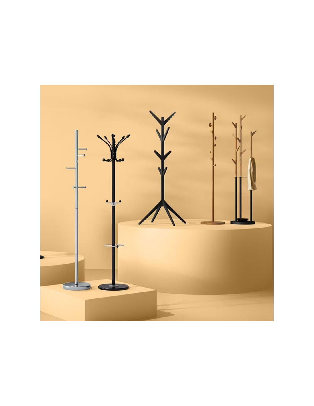 APPENDIABITI PER CORRIDOIO IN BAMBOO 175 CM su TreG Ingrosso