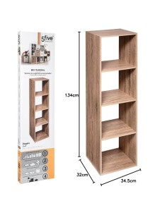 SCAFFALE 173686 4 PIANI 34X32X134 su TreG Ingrosso