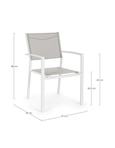 POLTRONA 0662912 HILDE BIANCO CLOUD su TreG Ingrosso