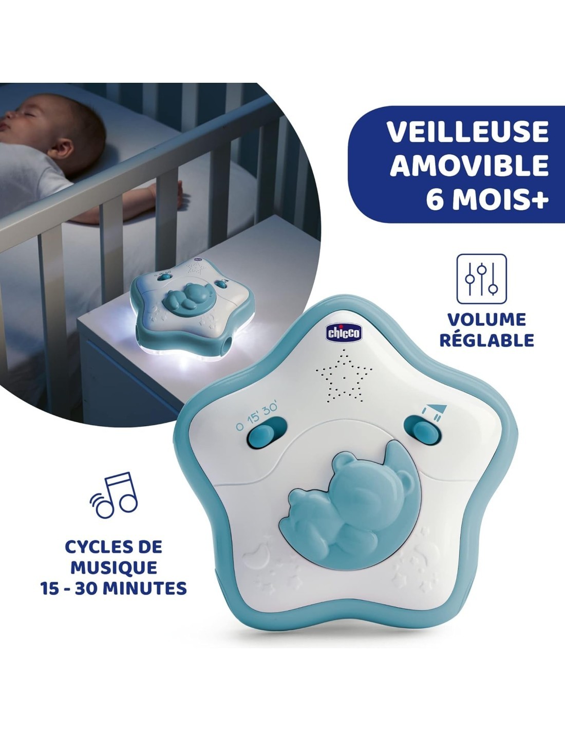 RAINBOW SKY ARCO LETTINO AZZURRO CHICCO su TreG Ingrosso