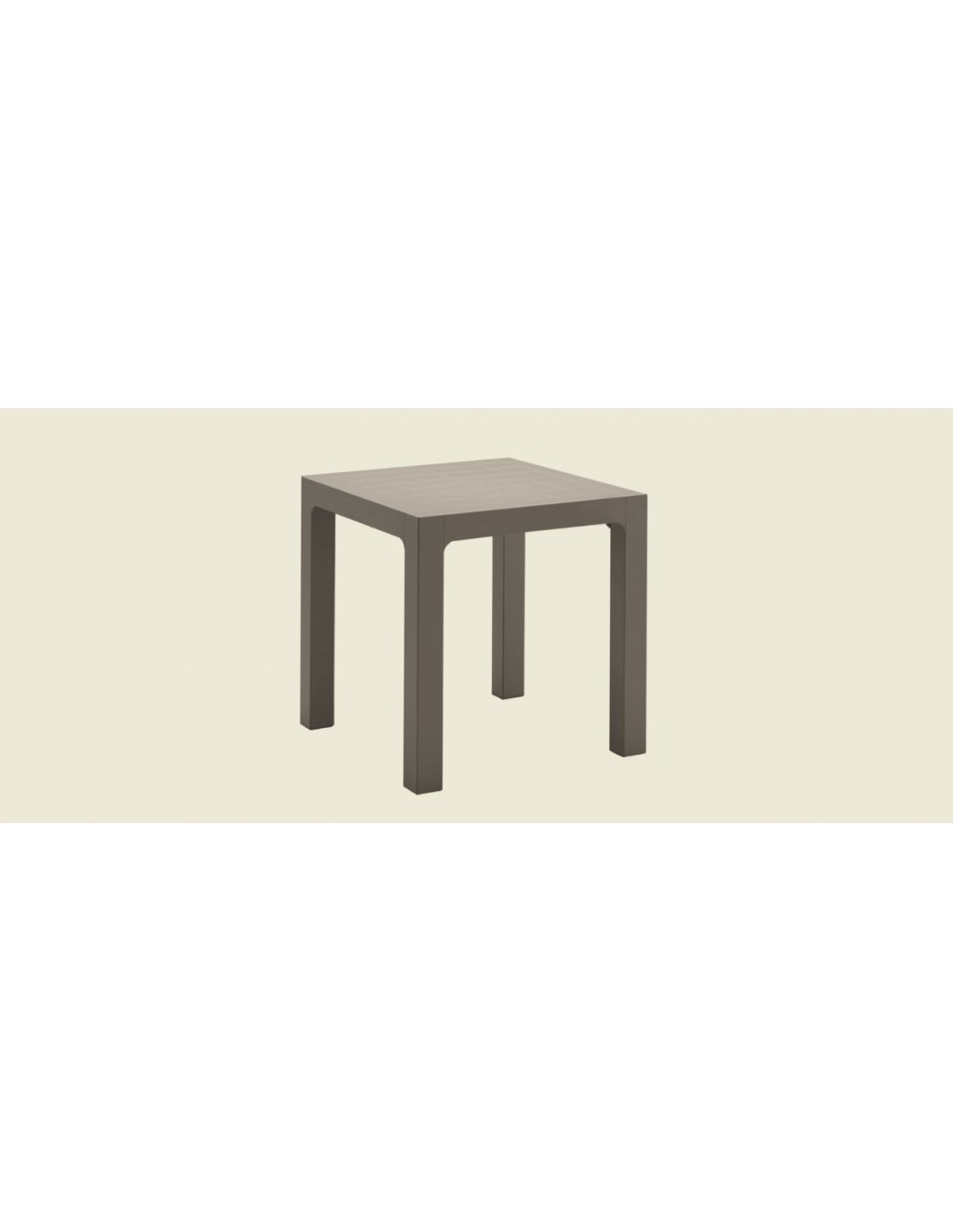 TAVOLO ARES 80X80 TORTORA su TreG Ingrosso