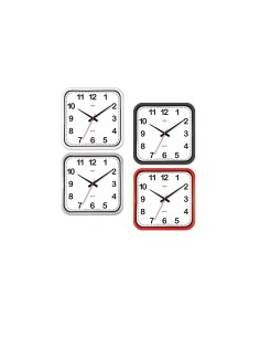 OROLOGIO PARETE 26X26 Q.BIANCO COLORI ASSORTITI 1809/01 su TreG Ing...