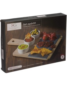 SET APERITIVO 150083 ARDESIA 4PZ su TreG Ingrosso