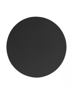 SET 6 SOTTOBICCHIERI TENOR EFFETTO PELLE, NERO 10 CM su TreG Ingrosso