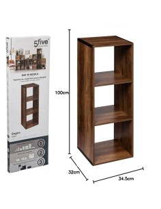 SCAFFALE 167862 3 SCOMPARTI 67X32X100 su TreG Ingrosso