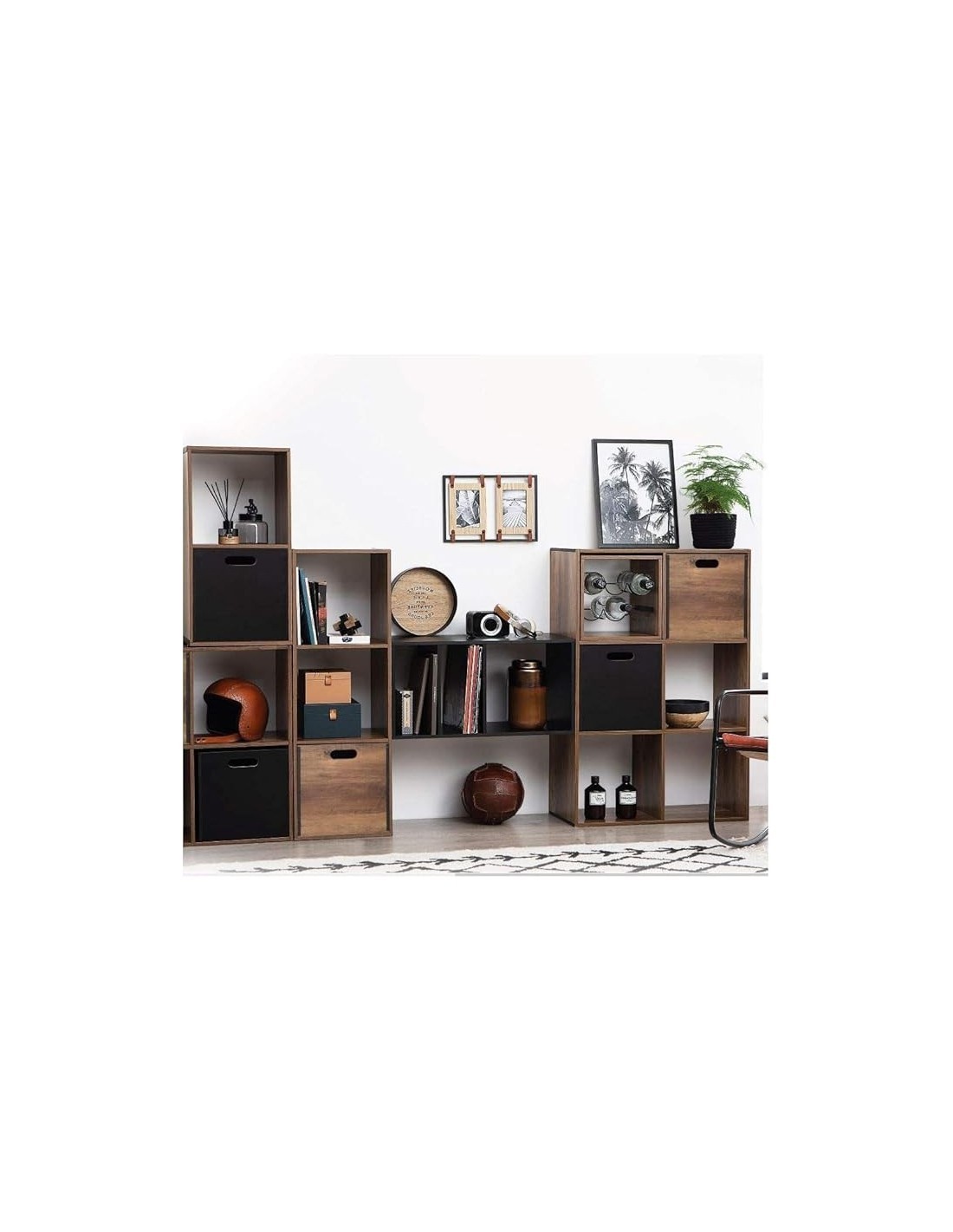 SCAFFALE 167862 3 SCOMPARTI 67X32X100 su TreG Ingrosso