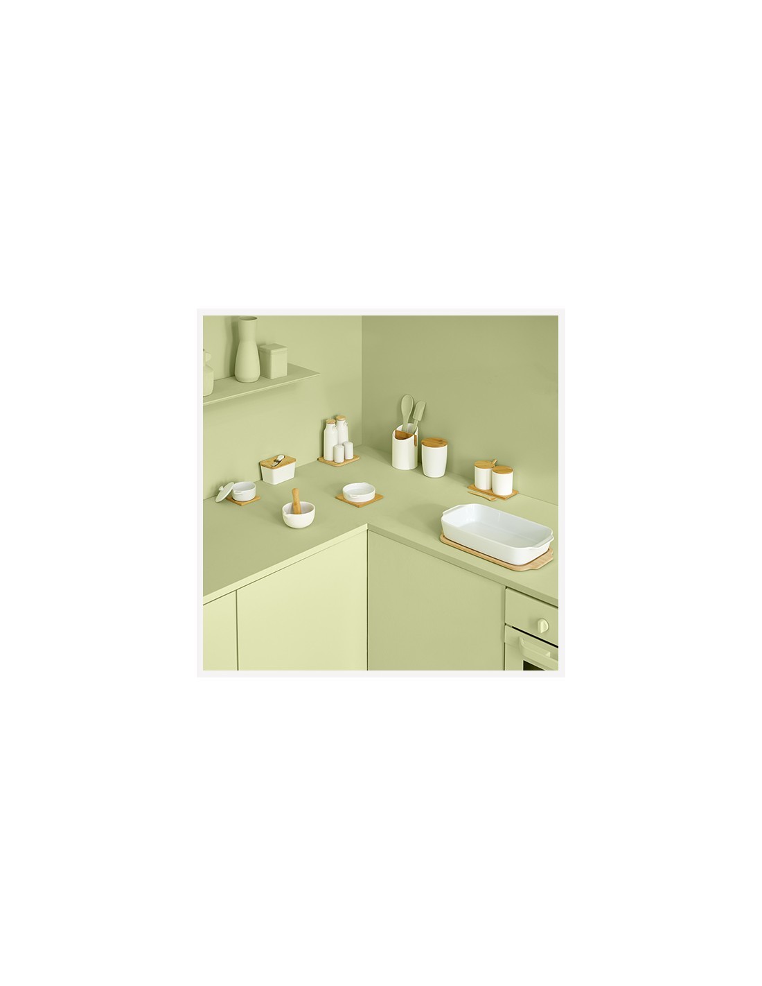 PORTAUTENSILI 179610 CERAMICA BIANCO su TreG Ingrosso