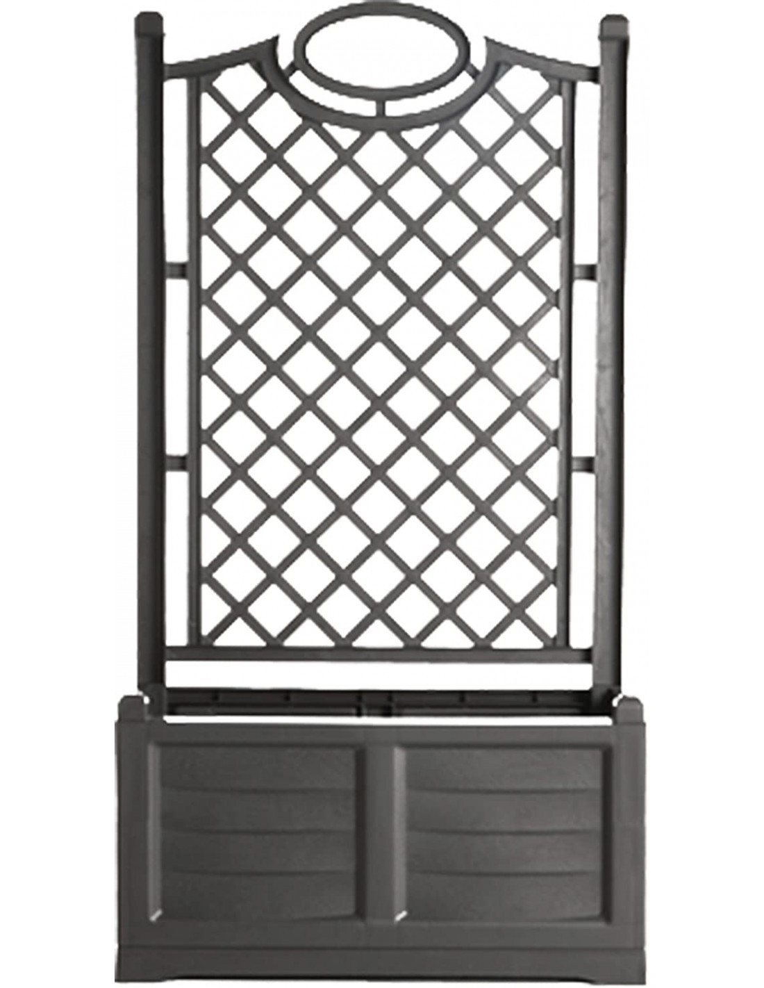 FIORIERA SEPARE' CON SPALLIERA FERRO BATTUTO su TreG Ingrosso