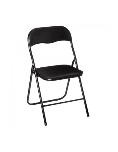 SEDIA PIEGHEVOLE 44X48X79CM NERA su TreG Ingrosso