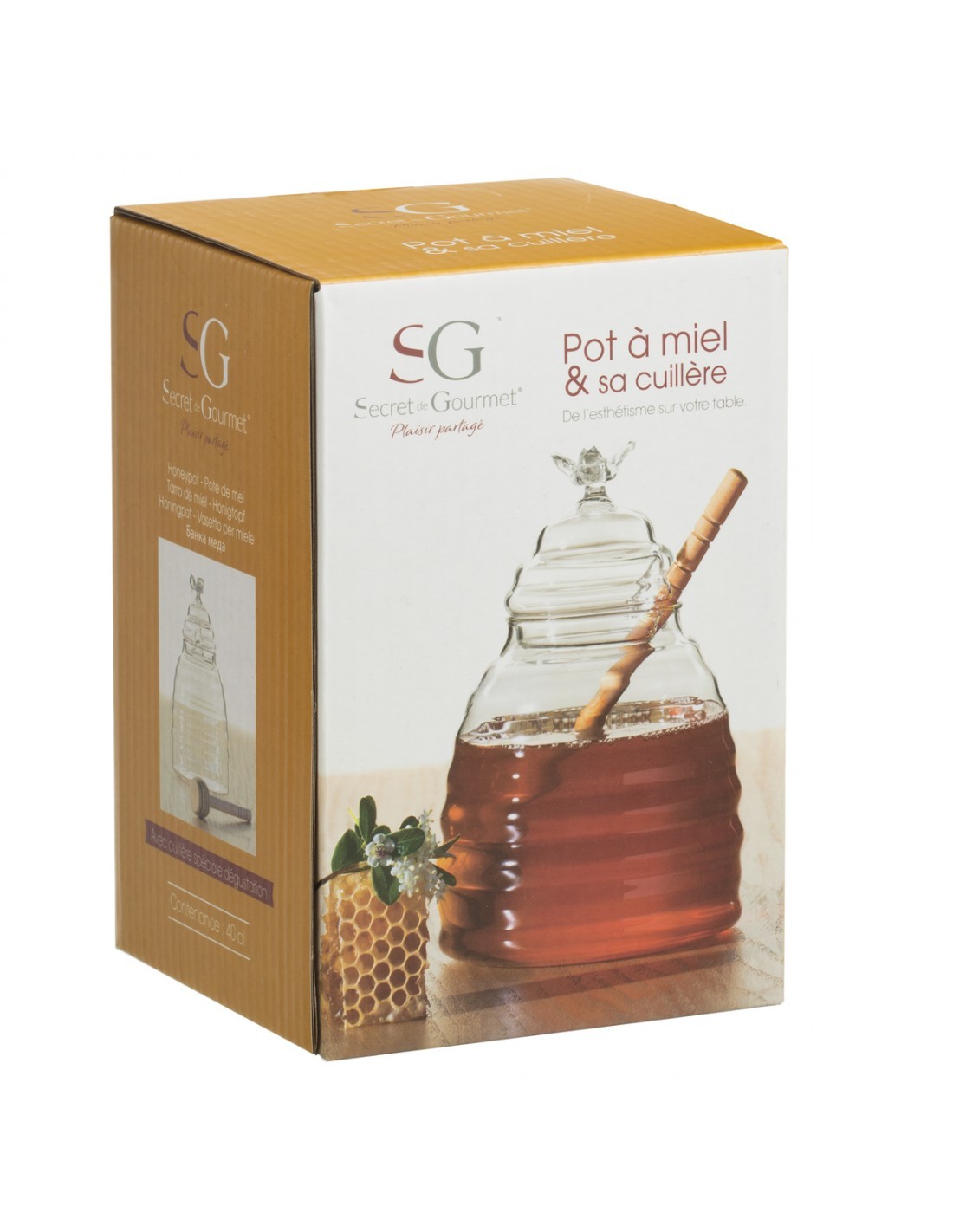 GIARA PORTAMIELE VETRO D10CM su TreG Ingrosso