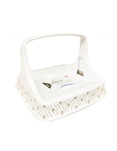 PORTATOVAGLIOLI TOSCA BIANCO/TORTORA su TreG Ingrosso