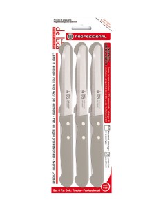 638-T CONF 6 COLTELLI TAVOLA TORTORA su TreG Ingrosso