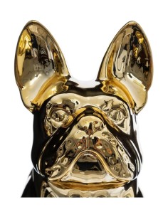 CANE BULLDOG GRES DORATO 22CM su TreG Ingrosso 2