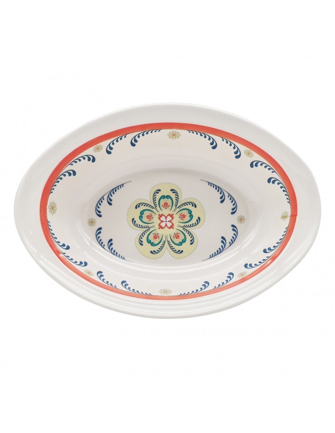 LAVAFRUTTA OVALE MELAMINA 30CM SUMMER su TreG Ingrosso