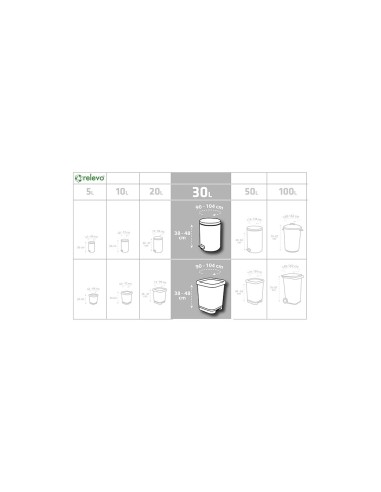 172052 U/SAC 30LT 55X60CM 15PZ su TreG Ingrosso