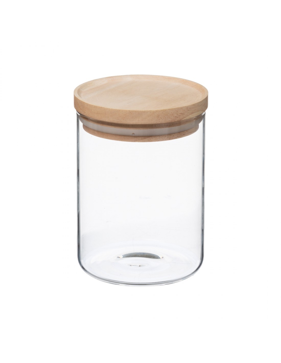 BARATTOLO ERMETICO 0,6LT VETRO/LEGNO su TreG Ingrosso
