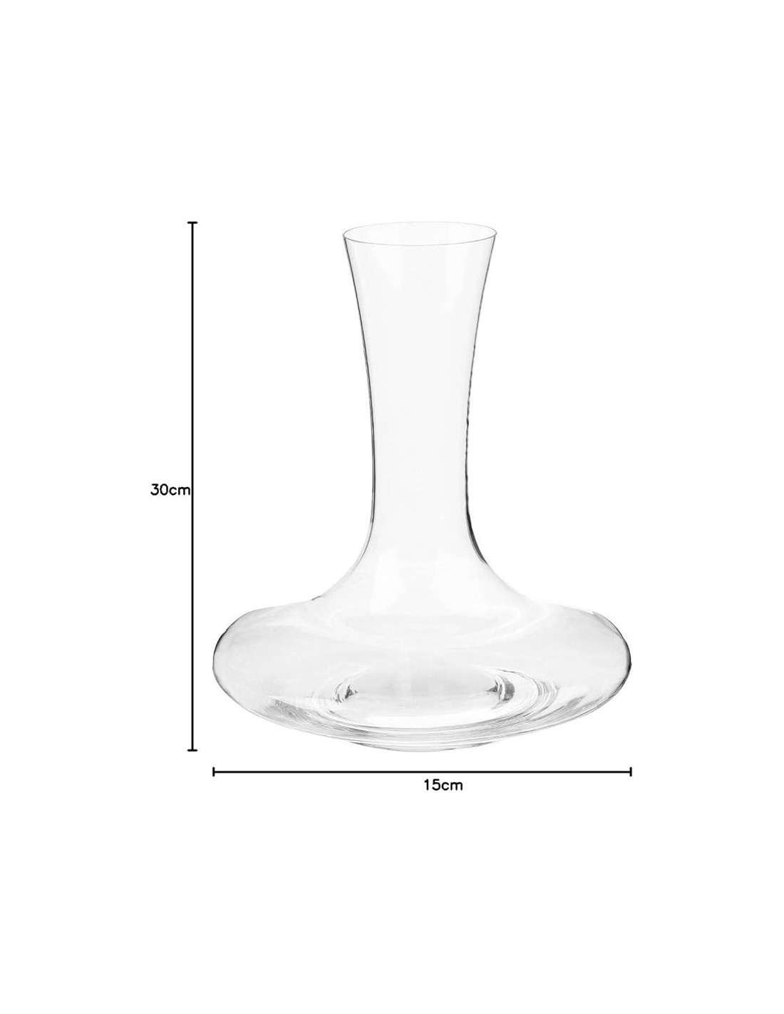 DECANTER BELCIA 1,5LT VETRO su TreG Ingrosso